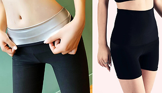 Compression Shaping High-Waist Cycling Shorts - 3 Sizes