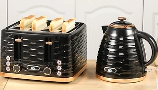 HOMCOM Kettle and Toaster Set - 2 Colours