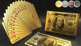 Metallic Playing Cards Deck - 4 Designs