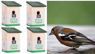 4 x Wooden Nesting Boxes