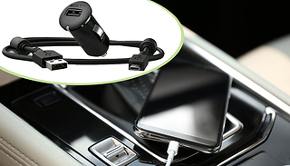 Sony 12V USB Car Charger With Micro USB Cable
