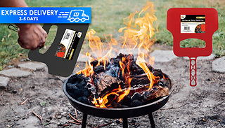 2x Handheld Barbecue Fire-Growing Fan