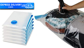 Large 70cm x 50cm Compression Vacuum Bags - 1, 3 or 5-Pack