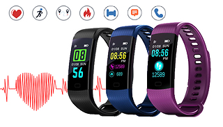 38-in-1 UGO HB5C Fitness Tracking Smartwatch With Heart Rate Monitor- 3...
