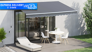 Manual Awning Garden Wall Canopy Shelter