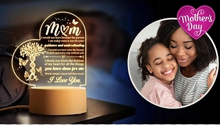 I Love You Mum Acrylic Night Light