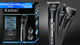 3-in-1 Cordless Hair Clipper, Razor & Trimmer