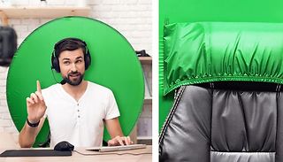 Pop-Up Circular Green Screen