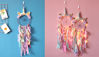 Unicorn Dream Catcher with Optional LED Lamp - 2 Colours