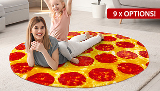 Novelty Funny Food Blankets - 9 Designs & 5 Sizes