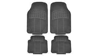 4pc Rubber Non-Slip Car Mats