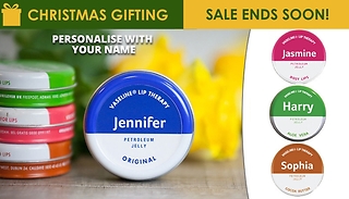 Personalised Vaseline Pots - 1 or 2