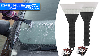 2-Pack of Dina Car Windscreen Ice Scrapers