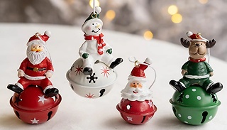 Christmas Character Bauble Bells - 3 Designs 