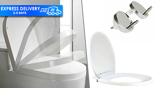 Quick Release Toilet Hinges with Optional Seats - 3 Options