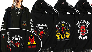 'Stranger Things' Inspired Zip Up Hoodie - 9 Designs