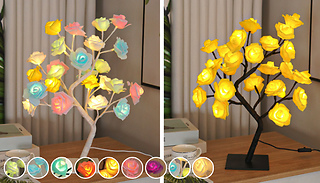 USB Rose Tree Decorative Night Light - 16 Designs