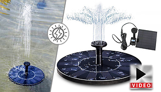 Solar Spray Fountain Water Feature - Round or Square