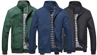 Men's Harrington Standing-Collar Jacket - 3 Colours