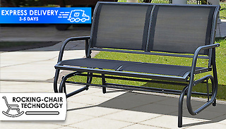 2-Seater Rocking Garden Bench