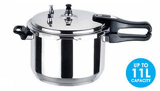Lightweight Aluminium Pressure Cooker - 5 Sizes