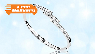 Swarovski Elements Triple Crystal Row Bracelet - 1 or 2