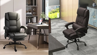 Vinsetto PU Leather 6-Point Massage Office Chair - 2 Colours 