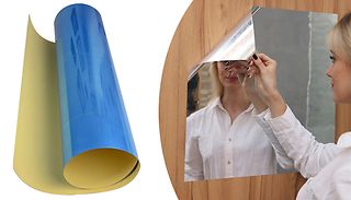 Self-Adhesive Film Mirror - 4 Sizes