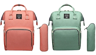Baby Changing Backpack With Built-in USB Charger - 2 Colours