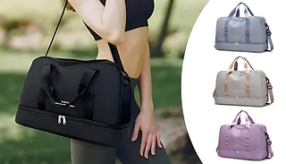 Large Capacity Water Resistant Gym Bag - 8 Colours