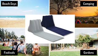 Triangle Cushion Inflatable Lounger - 2 Colours