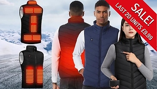 Unisex USB Heated Gilet - 4 Colours & 9 Sizes