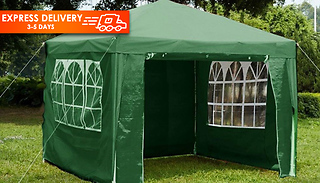 3m Waterproof Garden Gazebo with Removable Sides - 4 Colours