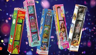 Giant Character Christmas Crackers - 5 Designs