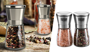 Adjustable Salt & Pepper Grinder Set