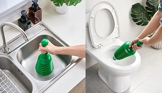 Powerful Heavy-Duty Unblocking Tools - Drain & Sink or Toilet!