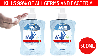 1 or 2-Pack of Termin8 Hand Sanitiser 500ml