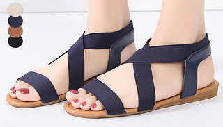 Flat Summer Sandals - 4 Colours & 4 Sizes