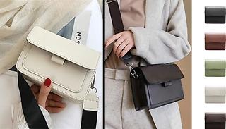 PU Leather Crossbody Bag - 5 Colours