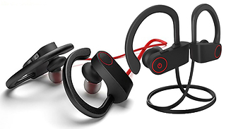 Sweatproof Wireless Earbuds with Neckband - 2 Colours