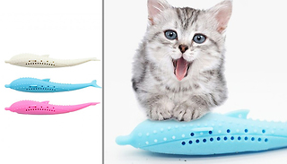 Silicone Cat Tooth Cleaning Toy - 3 Colours