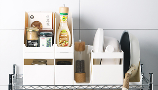 Desk Organiser Storage Box - 2 Options & 2 Sizes