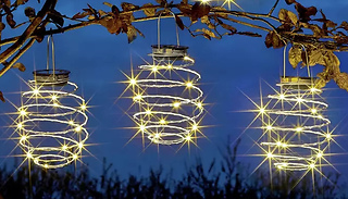 1-4 Pack Solar Mini Wire Spring Lanterns