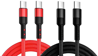 Braided USB-C Fast Charging Cable - 2 Colours & Sizes