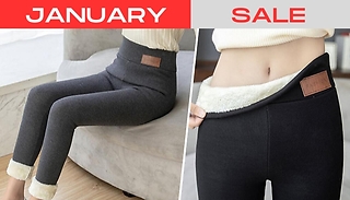 Fleece Lined Winter Leggings - 5 Sizes & 2 Colours