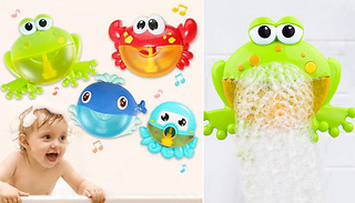 Bubble Blowing Musical Animal Bath Toy - 4 Designs