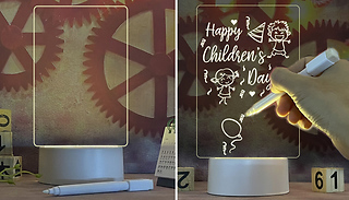 Illuminated Dry-Erase Noteboard - 4 Options