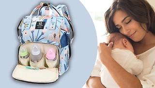 Printed Baby Nappy Backpack - 5 Designs
