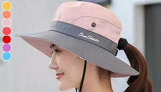 Women's Summer Wide Brim Bucket Hat - 7 Colours