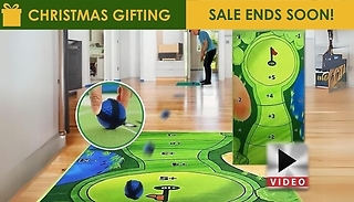 Sticky Golf Mat Game - 3 Sizes and Optional Club!